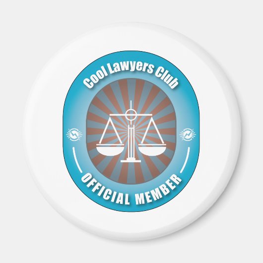 Aimant Club des avocats cool (Devant)