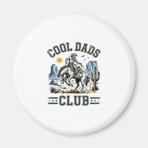 Aimant Club des papas cools conception de chemise Western