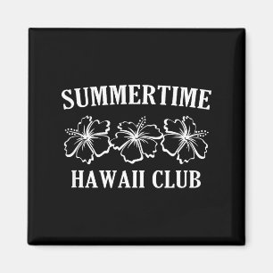 Aimant Club Hawaïen Été Plage Île Hawaïenne Surf