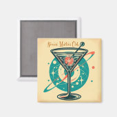 Aimant Club Martini atomique (Recto/Verso)