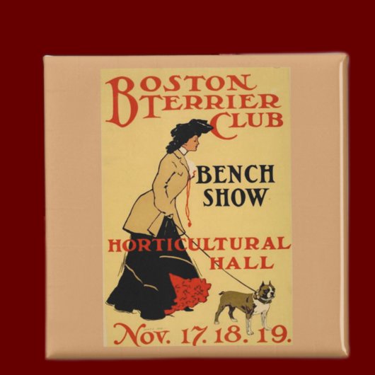 Aimant Club Terrier de Boston