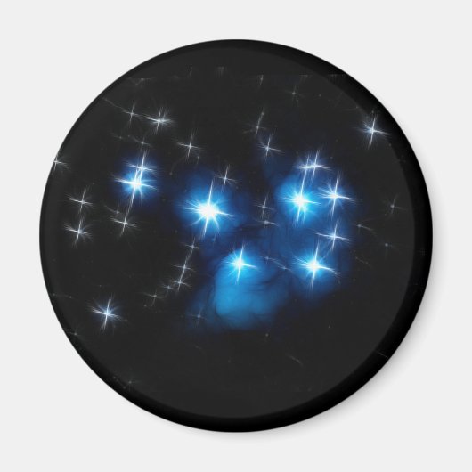Aimant Cluster Pleiades Blue Star (Devant)