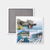 Aimant CMP012 MAIORI, Campanie, Italie, Frigo (Recto/Verso)