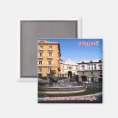 Aimant CMP051 FONTAINE ARTICHOKE - Italie - Réfrigérateur (Recto/Verso)
