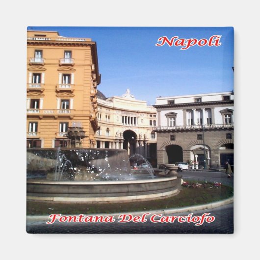 Aimant CMP051 FONTAINE ARTICHOKE - Italie - Réfrigérateur (Devant)