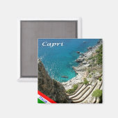 Aimant CMP117 CAPRI, Way of the Sea, Italie, Fridge (Recto/Verso)