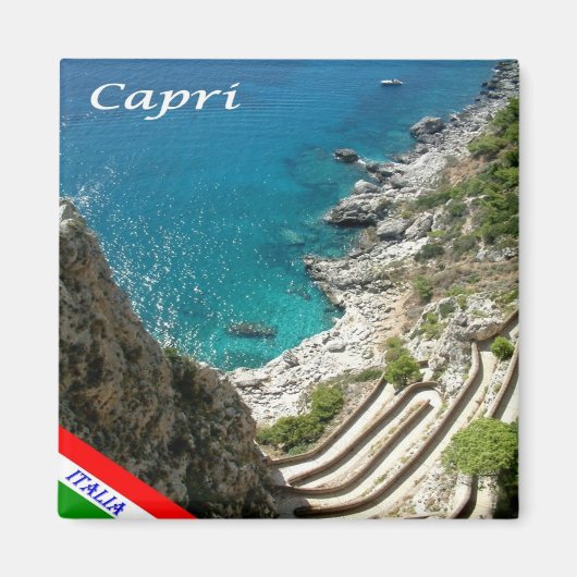 Aimant CMP117 CAPRI, Way of the Sea, Italie, Fridge (Devant)