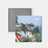 Aimant CMP118 CAPRI, Campanie, Italie, Frigo (Recto/Verso)