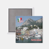 Aimant CMP122 CAPRI, Marina Grande Port, Frigo (Recto/Verso)