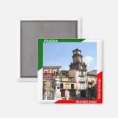 Aimant CMP144 AVELLINO, Italie, réfrigérateur (Recto/Verso)