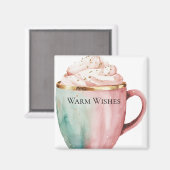 Aimant Coca de Noël Gold Pink Mint Warm Warm (Recto/Verso)