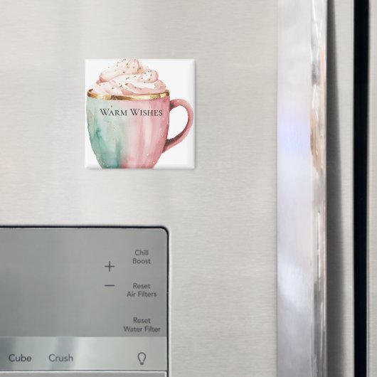 Aimant Coca de Noël Gold Pink Mint Warm Warm (In situ (réfrigérateur))