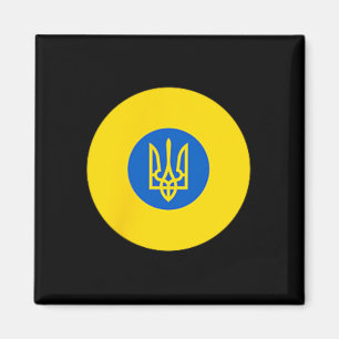 Aimant Cocarde des forces aériennes ukrainiennes Couleur