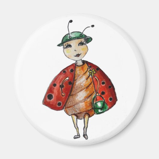 Aimant coccinelle (Devant)