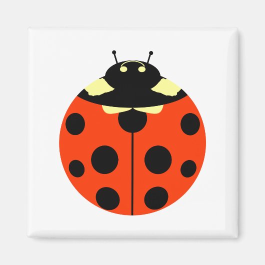 Aimant coccinelle (Devant)