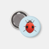 Aimant Coccinelle Chanceuse (Recto/Verso)