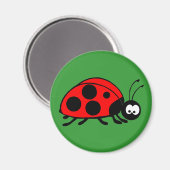 Aimant coccinelle mignonne (Recto/Verso)