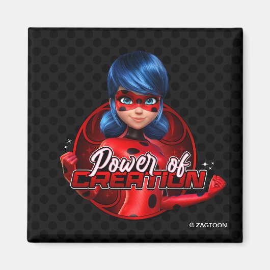 Aimant Coccinelle | Puissance de création (Devant)