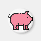 Aimant Cochon (Devant)