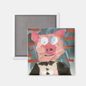 Aimant Cochon dans un Tux (Recto/Verso)