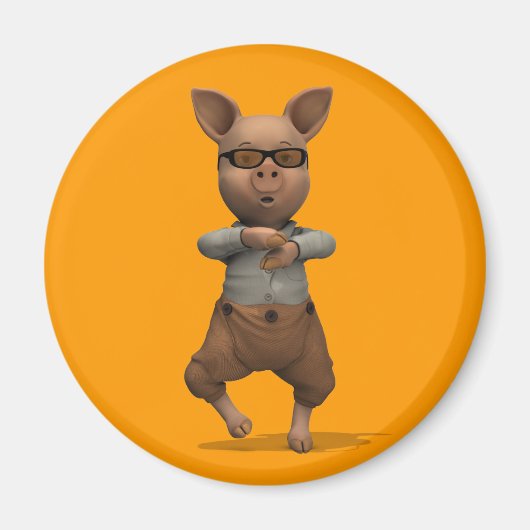 Aimant Cochon du rappeur (Devant)