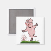 Aimant Cochon Heureux (Recto/Verso)