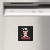 Aimant Cochon pour la Saint-Valentin mignons animaux coch (In Situ (Lave-vaisselle))