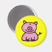Aimant Cochon rose (Recto/Verso)