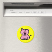 Aimant Cochon rose (In Situ (Lave-vaisselle))