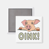 Aimant Cochon rose (Recto/Verso)