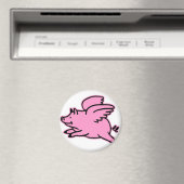 Aimant Cochon rose volant très mignon (In Situ (Lave-vaisselle))