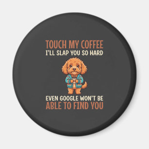 Aimant Cockapoo Amoureux de Café Drôle