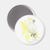 Aimant Cockatoo à pois de soufre (Recto/Verso)