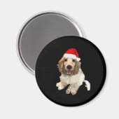 Aimant Cocker de Noël Spaniel (blanc) Essential T-Shirt (Recto/Verso)