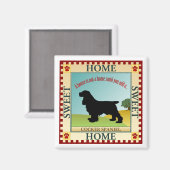 Aimant Cocker Spaniel (Recto/Verso)