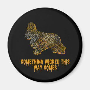 Aimant Cocker Spaniel Chien Silhouette Fun Halloween