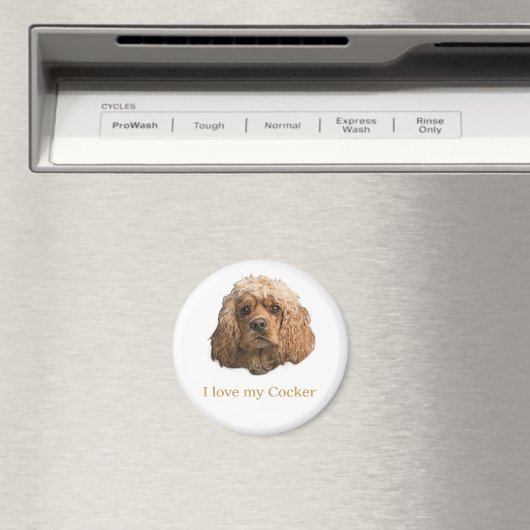 Aimant cocker Spaniels (In Situ (Lave-vaisselle))