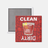 Aimant cocktail Americano (Recto/Verso)