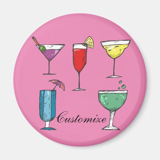 Aimant Cocktail Boisson Assortiment Thunder_Cove (Devant)
