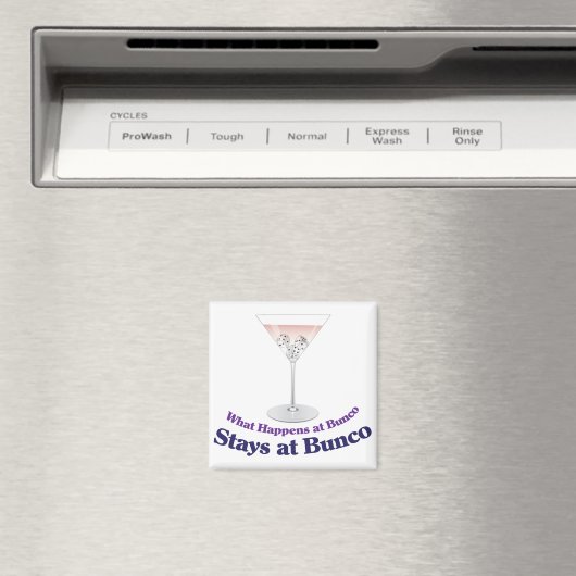 Aimant Cocktail Bunco Martini (In Situ (Lave-vaisselle))