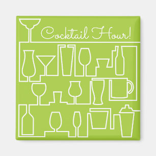 Aimant Cocktail Lime green