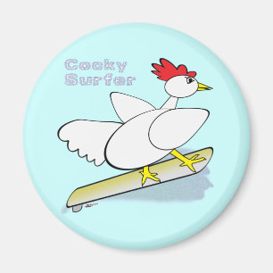 Aimant Cocky Surfer