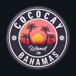 Aimant Coco Cay Island Bahamas Souvenirs Vintages 80s<br><div class="desc">CocoCay,  Bahamas Postcard conçoit un grand cadeau de Noël ou d'anniversaire pour les fans des plages de CocoCay et de la côte pacifique. Le design de l'été est un cadeau parfait pour les amateurs de voyage et les amateurs de destinations tropicales.</div>