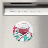 Aimant Coco chaud | SUCRE DE CANNE | Noël de Scarf & Mitt (In Situ (Lave-vaisselle))