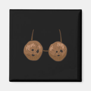 Aimant Coco Summer Coconut Bra Amusant Coco