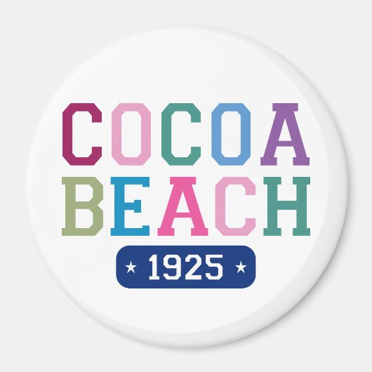 Aimant Cocoa Beach 1925 (Devant)