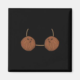 Aimant Coconut Bra Costume Cute Easy Food Halloween Cadea