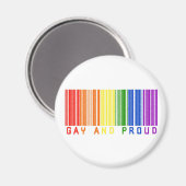 Aimant Code-barres gay et fier (Recto/Verso)