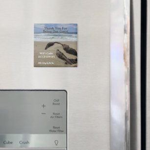 Aimant Code d'accès WiFi invité pour maison de bord de me