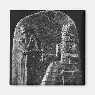 Aimant Code de Hammurabi, haut de la stèle
